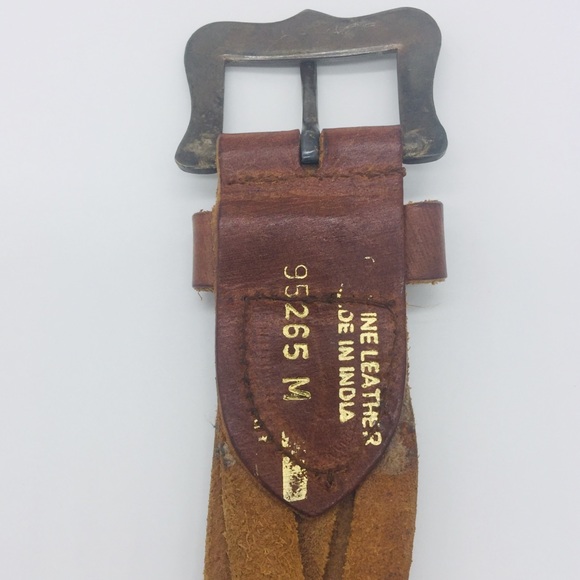 BOHO LUXE  FESTIVAL STYLE BRAIDED LEATHER BELT - Picture 6 of 8